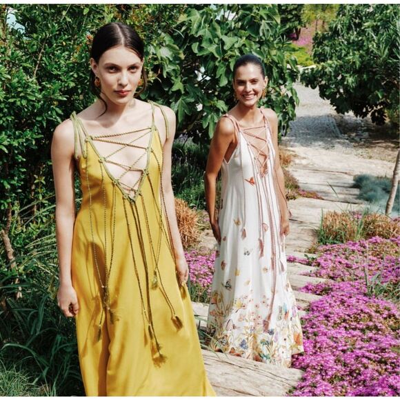 NWT MY BEACHY SIDE MONARCH MAXI DRESS SIZE S $515 - Picture 3 of 13